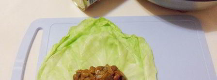 голубцы с консервированной фасолью и грибами. Шаг 8