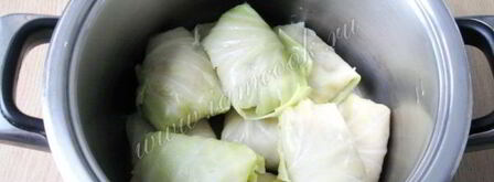 голубцы с курицей, свиной грудинкой и грибами. Шаг 11