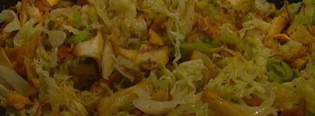 голубцы с лисичками и пореем. Шаг 7