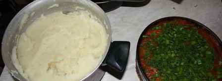 голубцы в подливе с пюре. Шаг 14