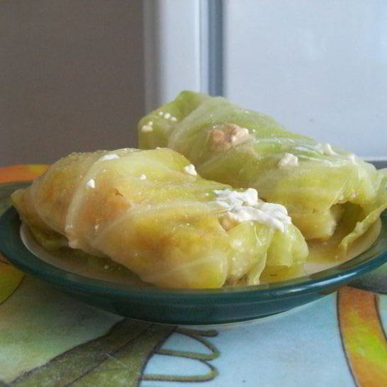 Рецепт горячих голубцов в сметане