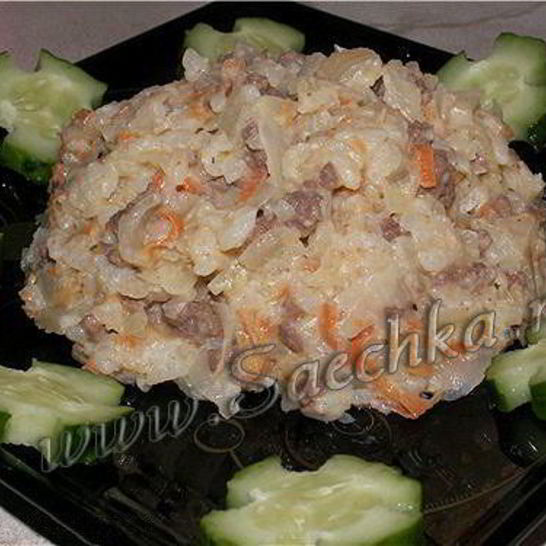 Рецепт ленивых голубцов с фаршем