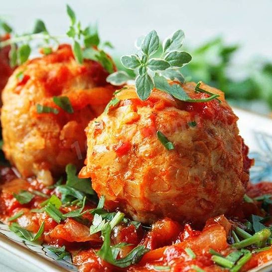 Рецепт ленивых голубцов с рисом капустой и фаршем в духовке