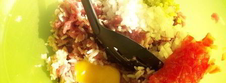 мини-голубцы в одежке из кабачков. Шаг 3