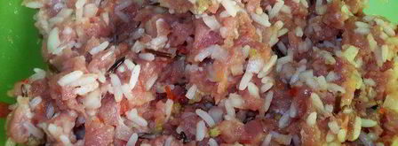 мини-голубцы в одежке из кабачков. Шаг 4