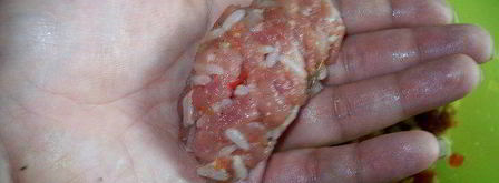 мини-голубцы в одежке из кабачков. Шаг 6