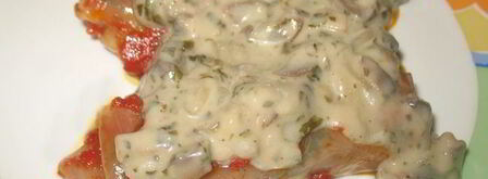 постные голубцы с грибным соусом. Шаг 6