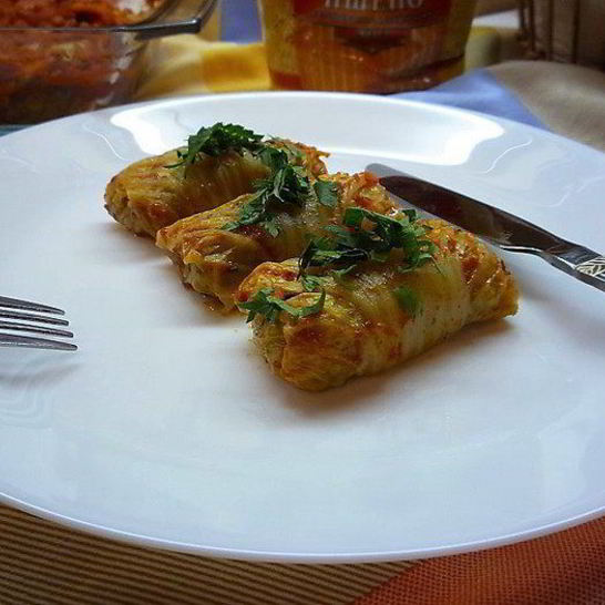 Рецепт постных голубцов с пшеном и грибами