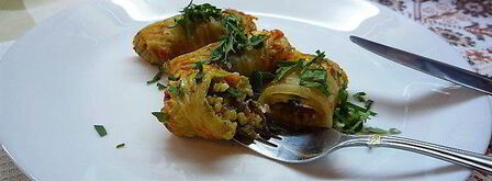 постные голубцы с пшеном и грибами. Шаг 11