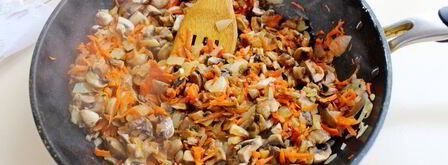 постные голубцы с рисом и грибами. Шаг 3