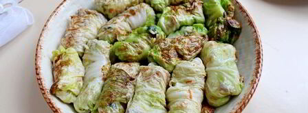 постные голубцы с рисом и грибами. Шаг 6