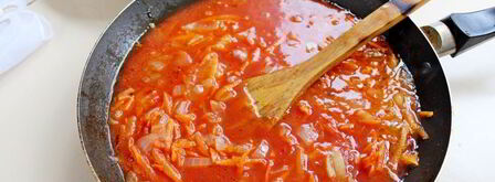 постные голубцы с рисом и грибами. Шаг 7