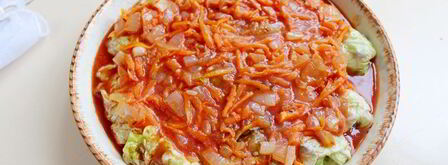 постные голубцы с рисом и грибами. Шаг 8