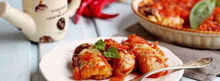 постные голубцы с рисом и грибами. Шаг 9