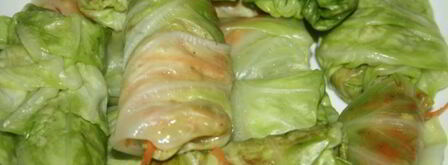 постные закусочные голубцы с острой морковной начинкой. Шаг 6