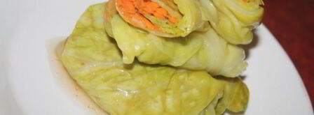 постные закусочные голубцы с острой морковной начинкой. Шаг 8