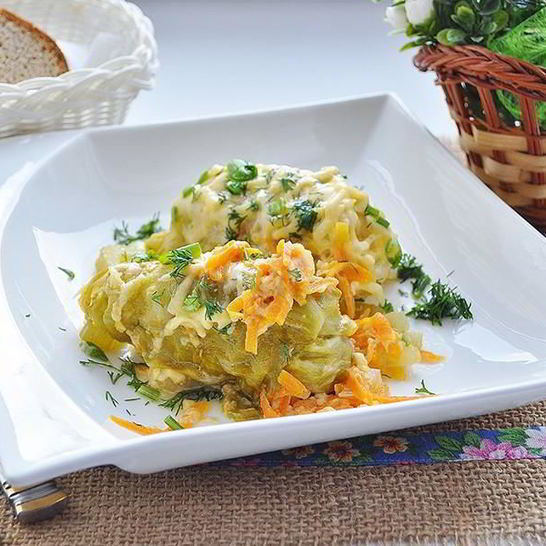 Рецепт замороженных голубцов в мультиварке