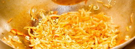 гречневая лапша с курицей терияки. Шаг 7