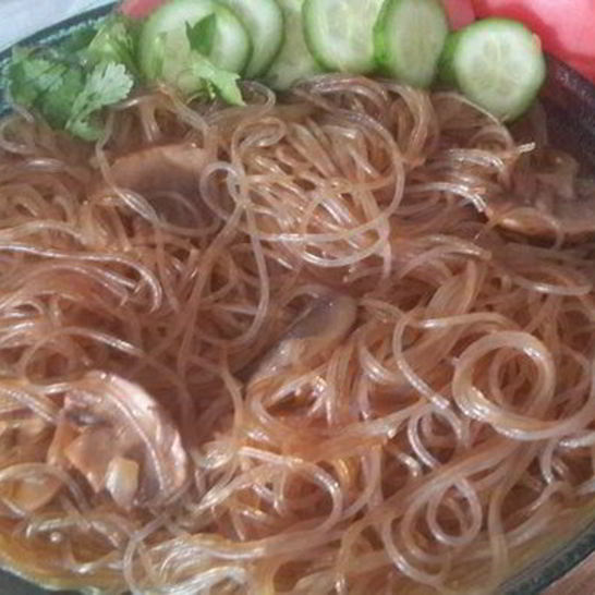 Рецепт грибной лапши по-шанхайски