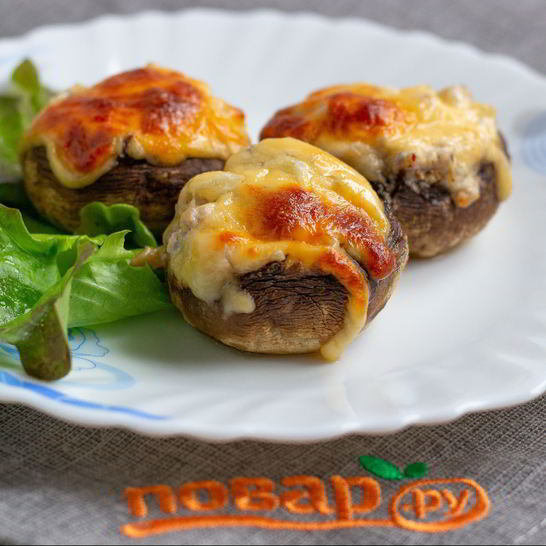 Рецепт фаршированных шампиньонов шикарных