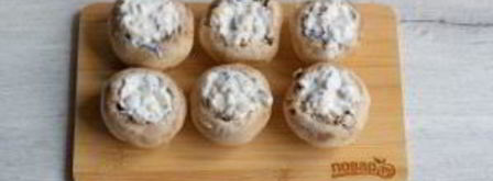 фаршированные шампиньоны шикарные. Шаг 9