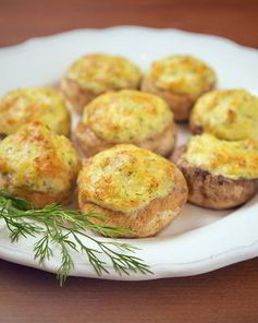 Фаршированные шампиньоны