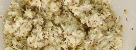 фаршированные шляпки шампиньонов. Шаг 4