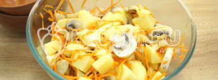 горшочки с грибами в духовке. Шаг 5