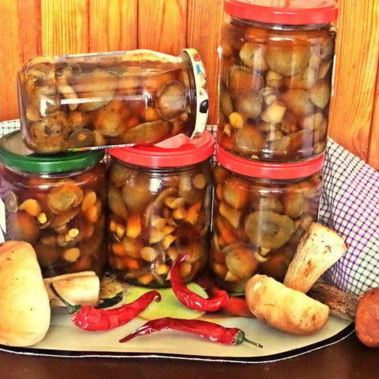 Рецепт грибов в маринаде