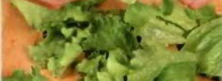 грибы в сухарях, с рисовой лапшой и салатом фризе. Шаг 6