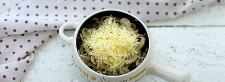 грибы запеченные с соусом бешамель. Шаг 11