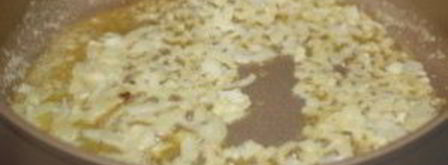 лисички, жареные с рисом. Шаг 4