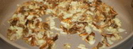 лисички, жареные с рисом. Шаг 5