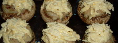 шампиньоны, фаршированные мясом. Шаг 8