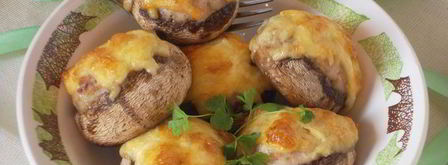 шампиньоны, фаршированные мясом. Шаг 11