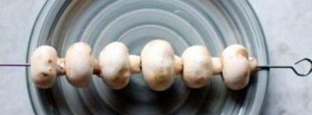 шампиньоны на углях. Шаг 4