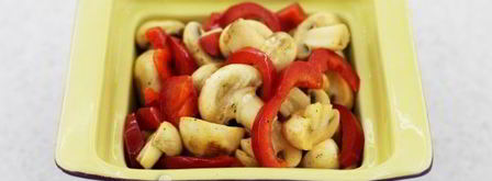 шампиньоны с болгарским перцем и пармезаном. Шаг 8