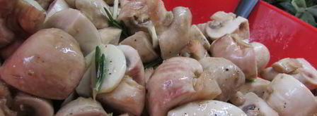 шампиньоны с розмарином и чесноком. Шаг 7