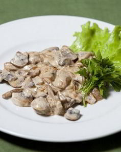 Шампиньоны со сливками