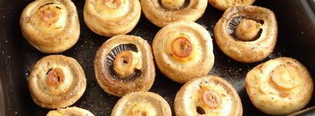 шампиньоны, запеченные с чесноком и тимьяном. Шаг 10