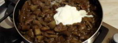 тушеные маслята. Шаг 5