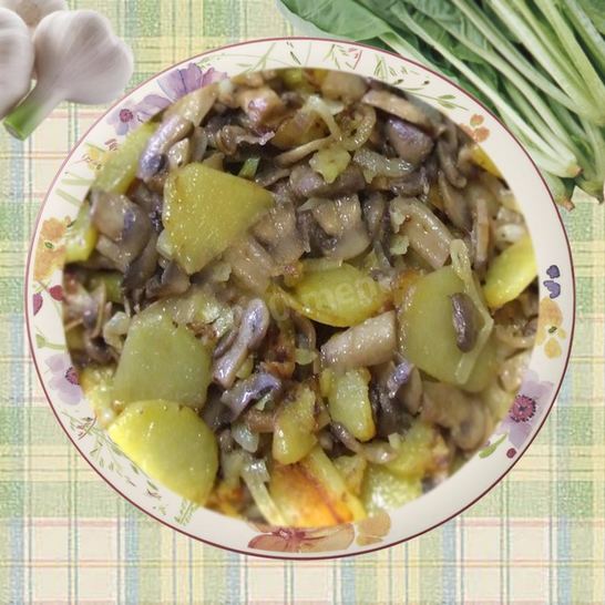 Рецепт волнушек жареных с картофелем