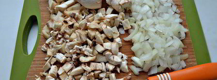 запеченные фаршированные шампиньоны. Шаг 4