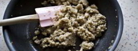 запеченные грибы с начинкой. Шаг 5