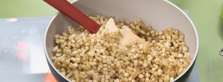 запеченные шампиньоны с картофельной начинкой. Шаг 3