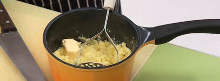 запеченные шампиньоны с картофельной начинкой. Шаг 4