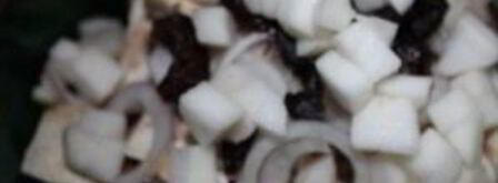 жареные грибы со свининой. Шаг 6