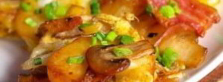 жареные маслята с картошкой. Шаг 10