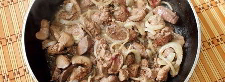 гуляш из куриной печени. Шаг 6