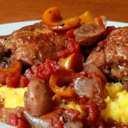 Рецепт гуляша из курицы с грибами